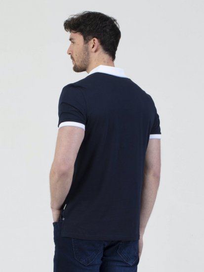 Mish Mash Zegreb Sporty Polo Navy - Tricouri polo - Tricouri Polo Bărbați Mărimi Mari