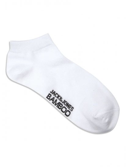 Jack & Jones Basic Șosete scurte din bambus Alb 5-pack - Lenjerie intimă & costum baie - Lenjerie Intimă Bărbați Mărimi Mari