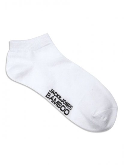 Jack & Jones Basic Șosete scurte din bambus Alb 5-pack - Lenjerie intimă & costum baie - Lenjerie Intimă Bărbați Mărimi Mari