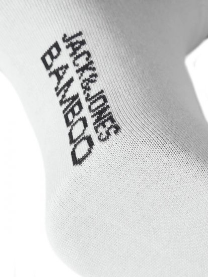 Jack & Jones Basic Șosete scurte din bambus Alb 5-pack - Lenjerie intimă & costum baie - Lenjerie Intimă Bărbați Mărimi Mari
