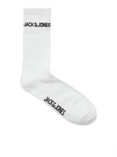 Jack & Jones Melvin Șosete de tenis Alb 3-pack - Lenjerie intimă & costum baie - Lenjerie Intimă Bărbați Mărimi Mari