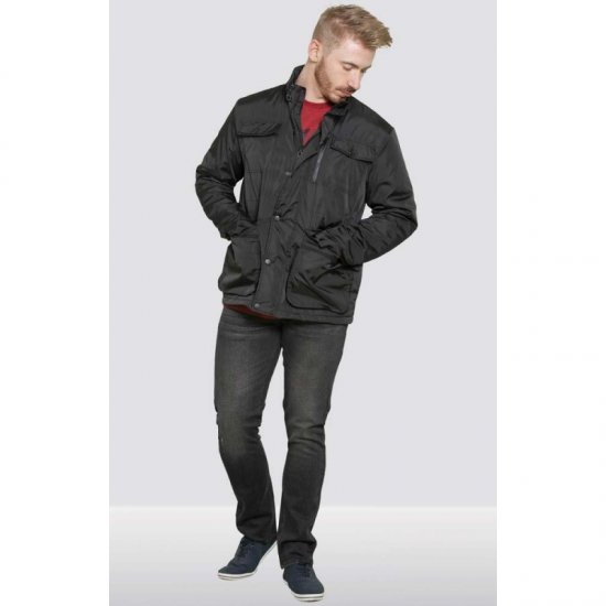 D555 Brentford Jacket Black - Geci - Geci Bărbați Mărimi Mari
