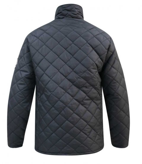 D555 Northcole Quilted Jacket Black - Geci - Geci Bărbați Mărimi Mari