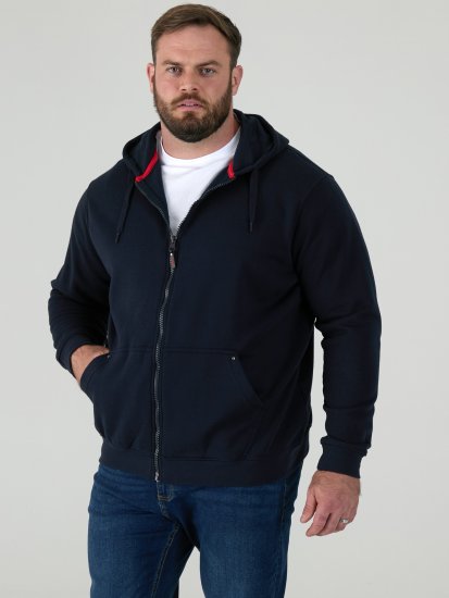 D555 Cantor Hoodie Black - Pulovere & hanorace - Pulovere & Hanorace Bărbați Mărimi Mari