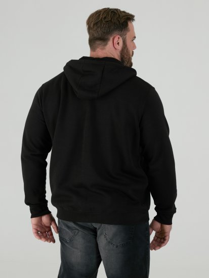 D555 Cantor Hoodie Black - Pulovere & hanorace - Pulovere & Hanorace Bărbați Mărimi Mari