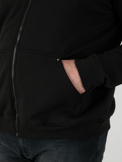 D555 Cantor Hoodie Black - Pulovere & hanorace - Pulovere & Hanorace Bărbați Mărimi Mari