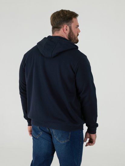 D555 Cantor Hoodie Navy - Pulovere & hanorace - Pulovere & Hanorace Bărbați Mărimi Mari