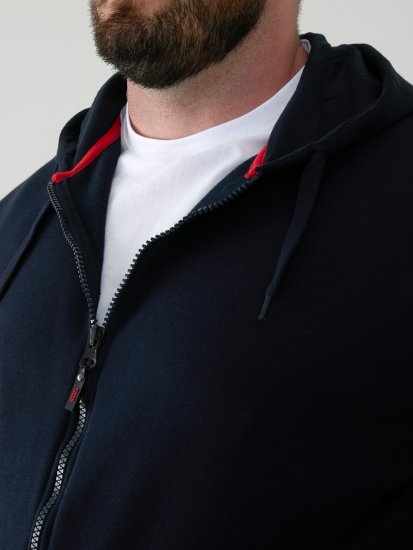 D555 Cantor Hoodie Navy - Pulovere & hanorace - Pulovere & Hanorace Bărbați Mărimi Mari