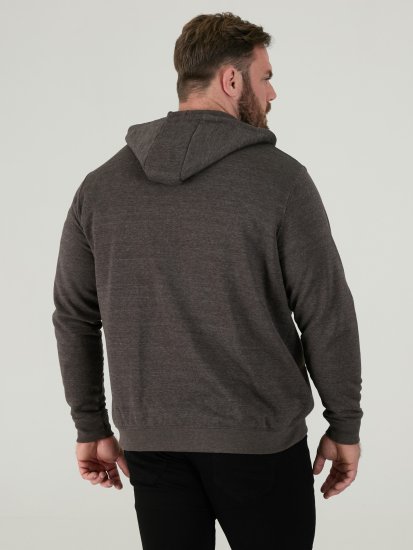 D555 Cantor Hoodie Grey - Pulovere & hanorace - Pulovere & Hanorace Bărbați Mărimi Mari