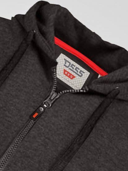 D555 Cantor Hoodie Grey - Pulovere & hanorace - Pulovere & Hanorace Bărbați Mărimi Mari