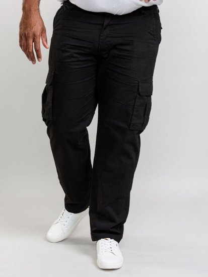 D555 Robert Cargo pants Black - Blugi & pantaloni - Blugi & Pantaloni Bărbați Mărimi Mari