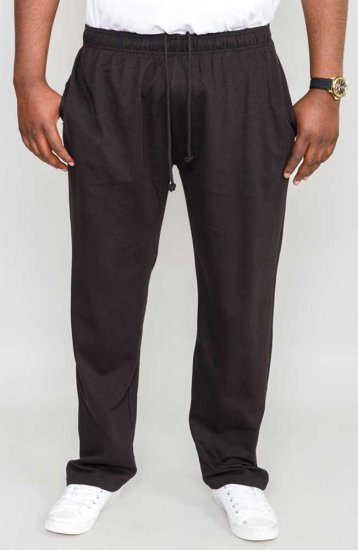 D555 Rory "Lightweight" Joggers Black - Pantaloni trening - Pantaloni Trening Bărbați Mărimi Mari