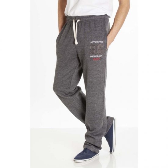 D555 Portland Sweatpants Charcoal - Pantaloni trening - Pantaloni Trening Bărbați Mărimi Mari