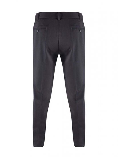 D555 Yarmouth Four Way Stretch Trouser With Flexible Waistband Black - Blugi & pantaloni - Blugi & Pantaloni Bărbați Mărimi Mari