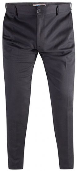D555 Yarmouth Four Way Stretch Trouser With Flexible Waistband Black - Blugi & pantaloni - Blugi & Pantaloni Bărbați Mărimi Mari