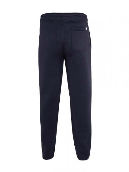 D555 Mayson Embroidered And Applique Open Hem Jogger With Drawcord Navy - Pantaloni trening - Pantaloni Trening Bărbați Mărimi Mari