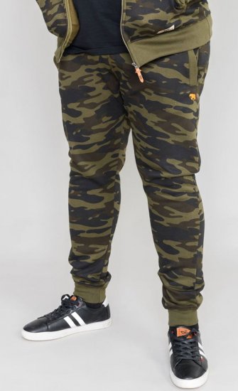D555 Lambeth AOP Camo Cuffed Sweatpants - Pantaloni trening - Pantaloni Trening Bărbați Mărimi Mari