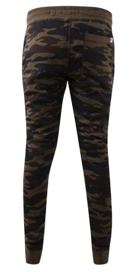 D555 Lambeth AOP Camo Cuffed Sweatpants - Pantaloni trening - Pantaloni Trening Bărbați Mărimi Mari
