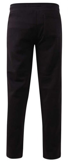 D555 Chilworth Open Hem Jogger Black - Pantaloni trening - Pantaloni Trening Bărbați Mărimi Mari