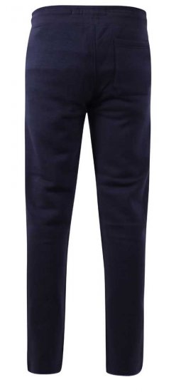 D555 Chilworth Open Hem Jogger Navy - Pantaloni trening - Pantaloni Trening Bărbați Mărimi Mari