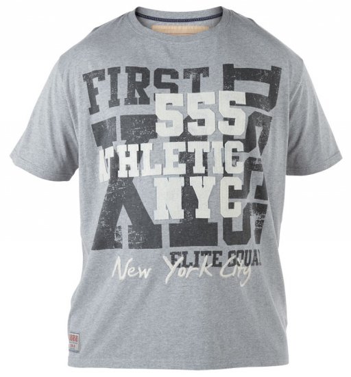D555 NYC Athletic T-shirt - Tricouri - Tricouri Bărbați Mărimi Mari