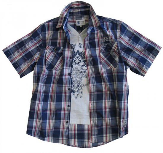 Kam 6014 Shirt - Cămăși - Cămăși Bărbați Mărimi Mari