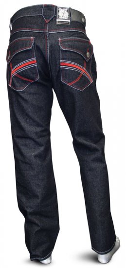 K.O. Jeans 1708 Black - Blugi & pantaloni - Blugi & Pantaloni Bărbați Mărimi Mari