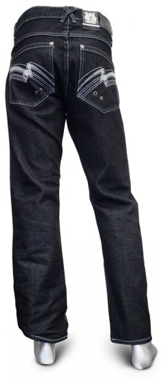 K.O. Jeans 1774 Black - Blugi & pantaloni - Blugi & Pantaloni Bărbați Mărimi Mari