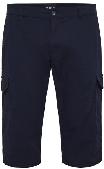 North Latitude 51136 pantaloni scurți capri bleumarin - Pantaloni scurți - Pantaloni Scurți Mărimi mari Bărbați 