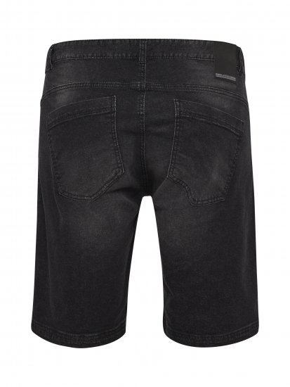 North Latitude 51336 pantaloni scurți denim negri - Pantaloni scurți - Pantaloni Scurți Mărimi mari Bărbați 