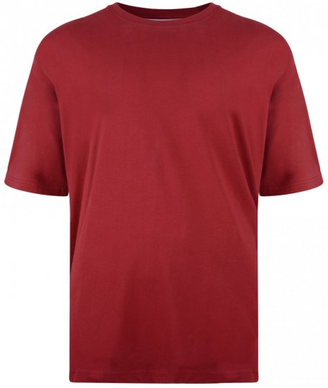 Kam Jeans T-shirt Red - Tricouri - Tricouri Bărbați Mărimi Mari