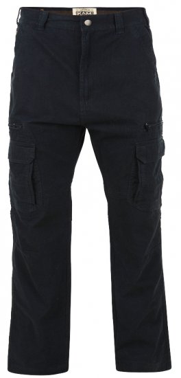 Kam Jeans Cargo pants Black TALL SIZES - ÎMBRĂCĂMINTE BĂRBAȚI MT-6XLT - Tall dimensiuni bărbați