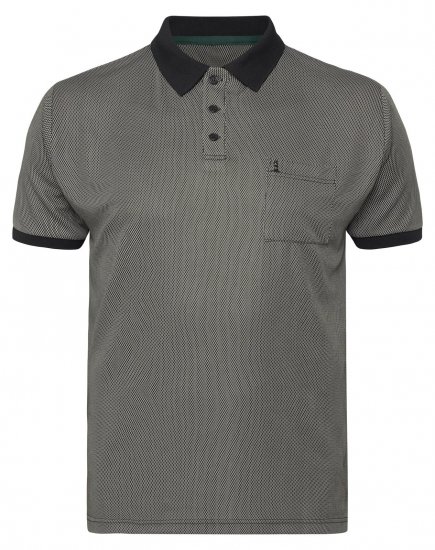 North Latitude Cool Effect Tricou Polo Negru - Tricouri polo - Tricouri Polo Bărbați Mărimi Mari