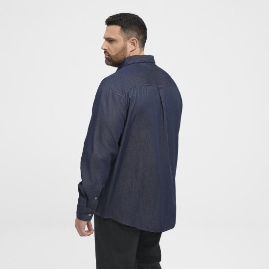 North Latitude 53139 cămașă denim albastră - Cămăși - Cămăși Bărbați Mărimi Mari