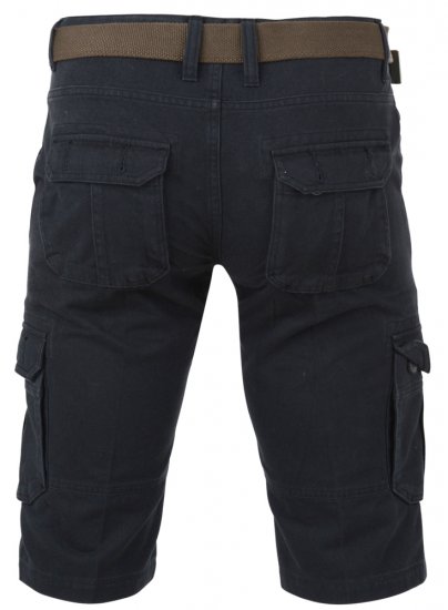 Kam Jeans 379 Shorts Black - Pantaloni scurți - Pantaloni Scurți Mărimi mari Bărbați 