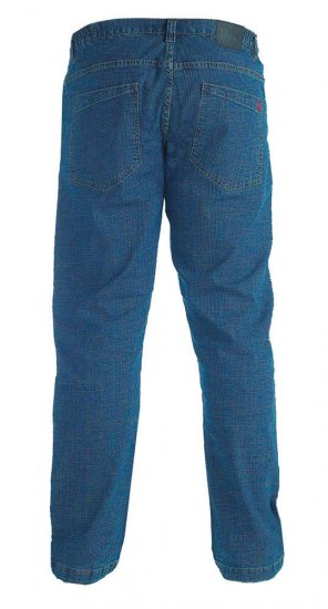 Duke Bailey Relaxed Comfort Fit Stretch Jeans With Elasticated Waist Stonewash - Blugi & pantaloni - Blugi & Pantaloni Bărbați Mărimi Mari