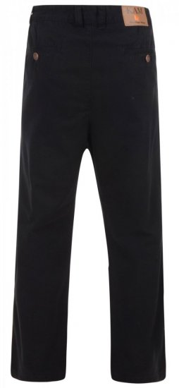 Kam 252 Chino pants Black - Blugi & pantaloni - Blugi & Pantaloni Bărbați Mărimi Mari