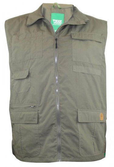 D555 Jake Vest Khaki - Geci - Geci Bărbați Mărimi Mari