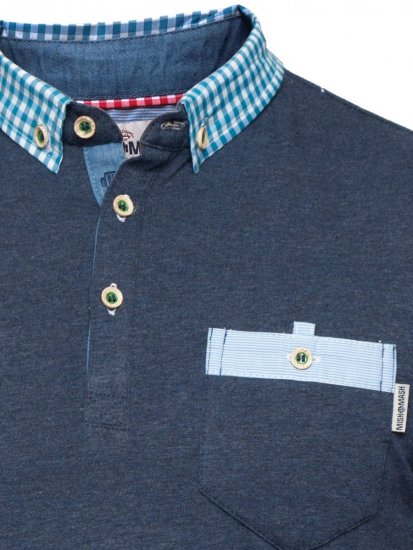 Mish Mash Stamford Navy - Tricouri polo - Tricouri Polo Bărbați Mărimi Mari