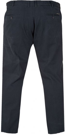 D555 Bruno Stretch Chino pants with Extenda Waist Indigo Blue - Blugi & pantaloni - Blugi & Pantaloni Bărbați Mărimi Mari