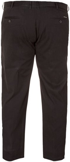 D555 Bruno Stretch Chino pants with Extenda Waist Black - Blugi & pantaloni - Blugi & Pantaloni Bărbați Mărimi Mari