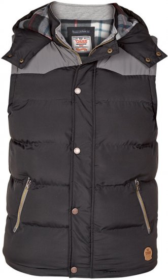 D555 Paxton Vest Black - Geci - Geci Bărbați Mărimi Mari