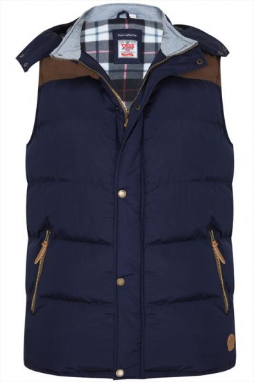 D555 Paxton Vest Navy - Geci - Geci Bărbați Mărimi Mari