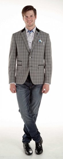 D555 Alfie Blazer - Costume - Costume Bărbați mărimi mari