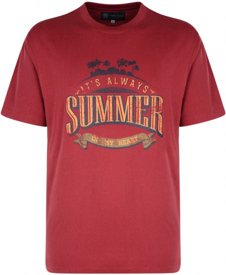 Kam Jeans Summer Beach 2-pack T-shirt - Tricouri - Tricouri Bărbați Mărimi Mari
