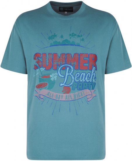 Kam Jeans Summer Beach 2-pack T-shirt - Tricouri - Tricouri Bărbați Mărimi Mari