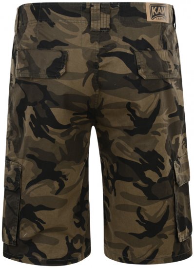 Kam Jeans Cargo Twill Camo Shorts - Pantaloni scurți - Pantaloni Scurți Mărimi mari Bărbați 