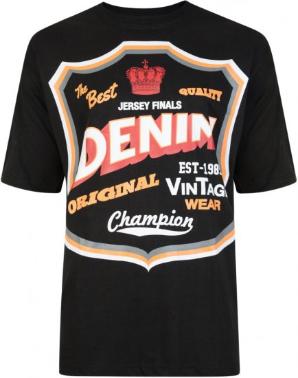 Kam Jeans Twin Pack League Tee - Tricouri - Tricouri Bărbați Mărimi Mari
