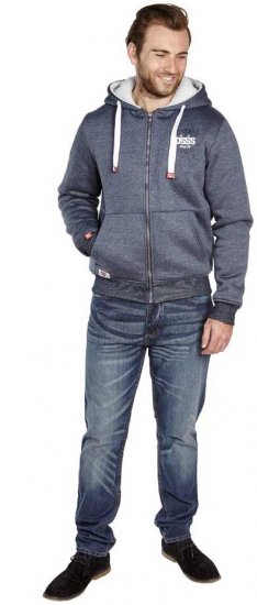D555 Halbert Fur Lined Hood Full Zipper - Pulovere & hanorace - Pulovere & Hanorace Bărbați Mărimi Mari