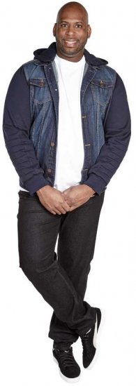D555 CURTIS Denim Jacket With Detachable Hood - Geci - Geci Bărbați Mărimi Mari